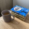 どんどん話すための瞬間英作文トレーニングの参考書とコーヒー